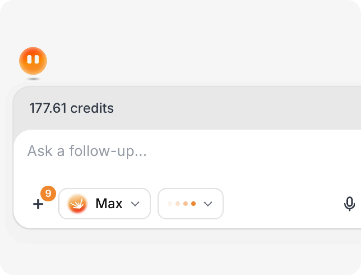 Modulify prompt interface for making follow-up edits after launch